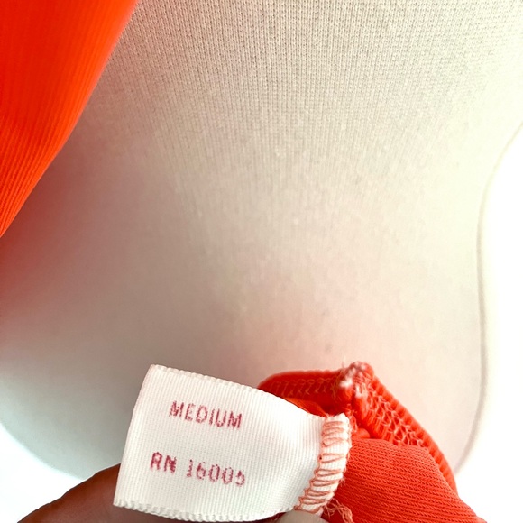 Vintage 60’s Sears mod orange cream lace chemise slip nightie & panties set - Picture 10 of 11